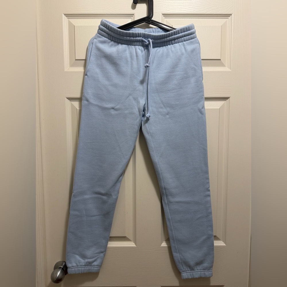 Light Blue Men’s Jogger Pants - Casual Drawstring Sweatpants